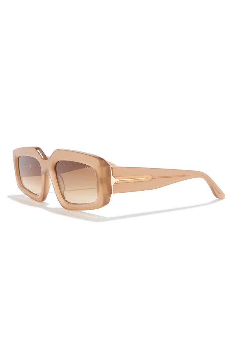 Read the Room 55mm Square Sunglasses, Alternate, color, HONEY MAPLE / UMBER FADED