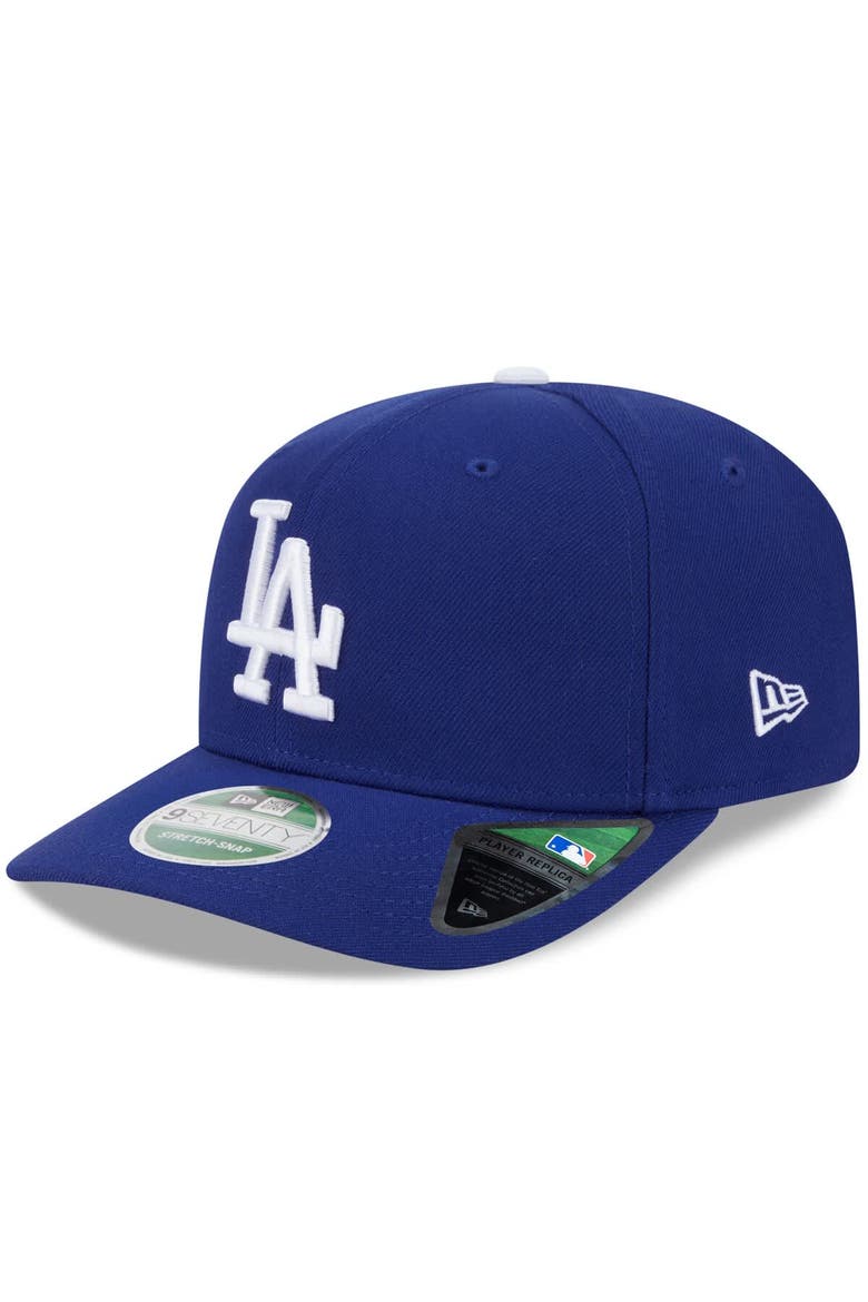 Men's New Era  Royal Los Angeles Dodgers Player Replica 9SEVENTY Adjustable Hat, Main, color, Royal