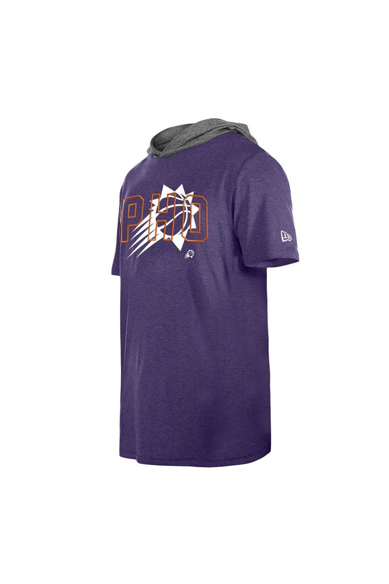 Men's New Era Purple Phoenix Suns Active Hoodie T-Shirt, Alternate, color, Purple