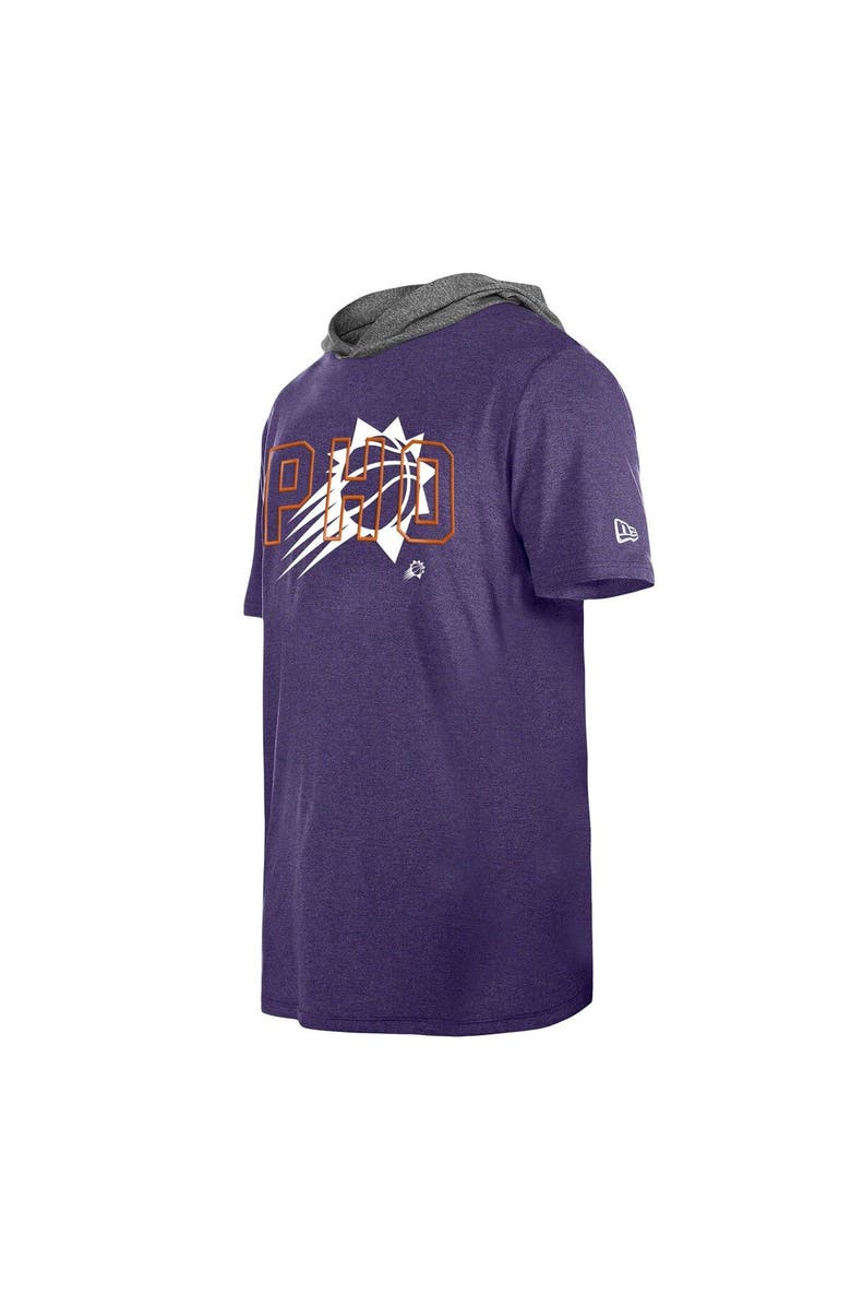 New Era Men's New Era Purple Phoenix Suns Active Hoodie T-Shirt, Alternate, color, Purple