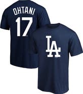 PROFILE Men's Profile Shohei Ohtani Navy Los Angeles Dodgers Big & Tall Player Name & Number T-Shirt