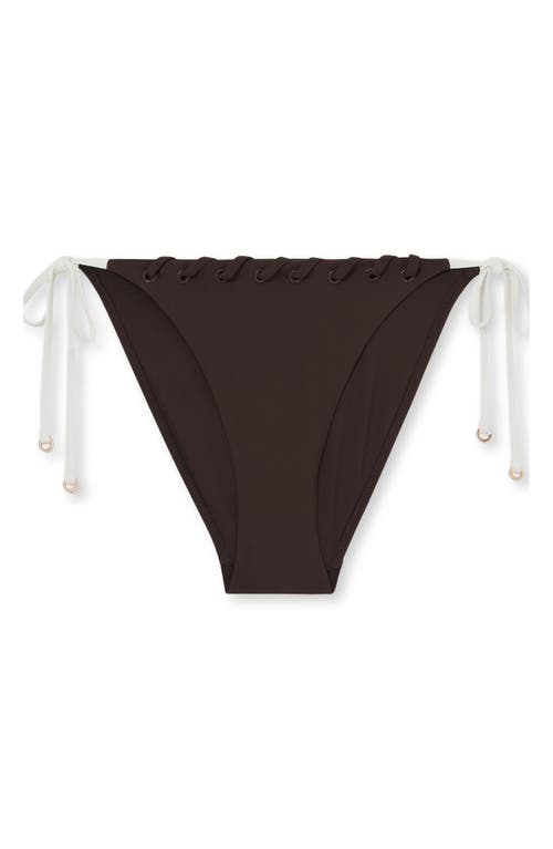 Reiss Sydney Bikini Bottoms In Chocolate