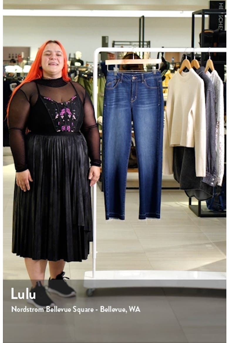 Release Hem High Waist Demi Bootcut Jeans video
