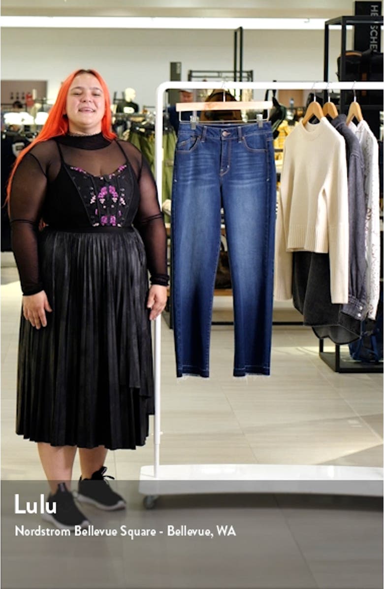 Release Hem High Waist Demi Bootcut Jeans, sales video thumbnail