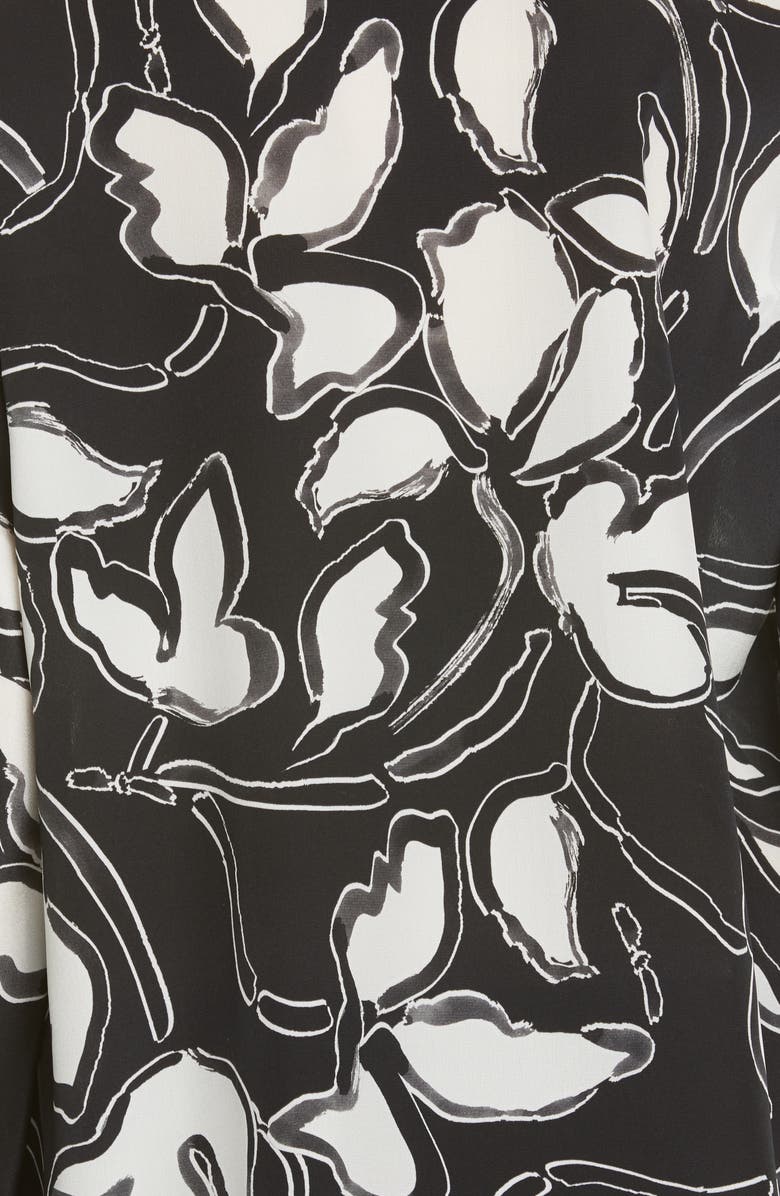 Lafayette 148 New York Mariabella Floral Silk Blouse, Alternate, color,