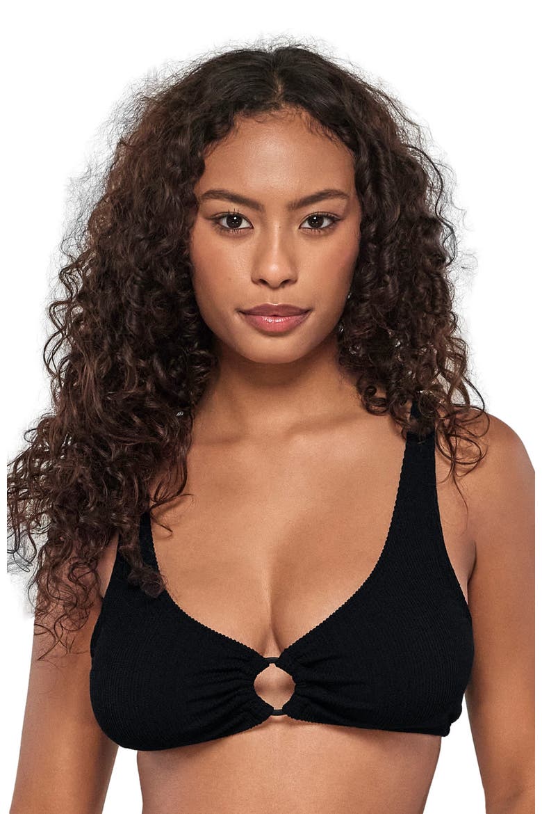 Oceana Bikini Swimsuit Top - D Cup, Alternate, color, Black Pacifica
