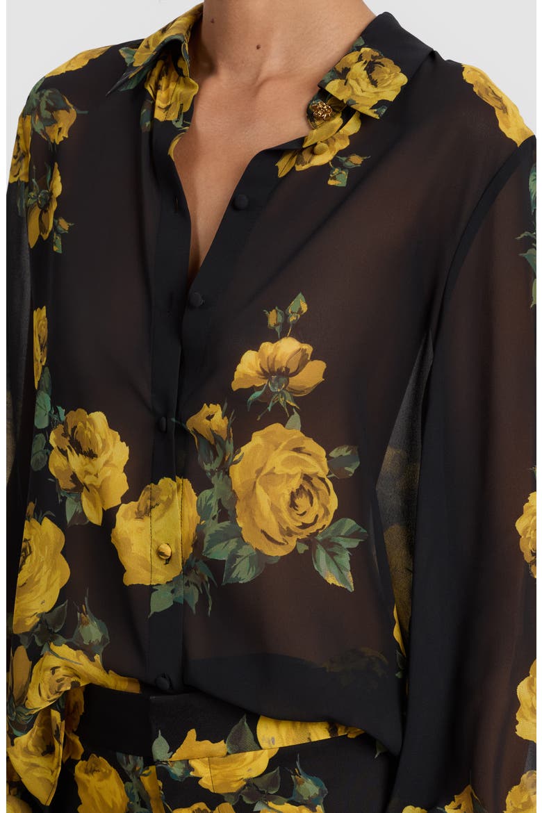 Candace Blouson Sleeve Shirt, Alternate, color, ROSEHIPS