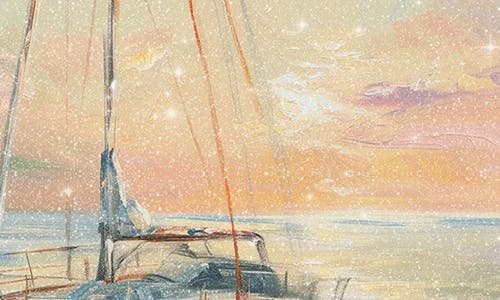 Wynwood Studio Boat On The Shore Canvas Wall Art In Multi