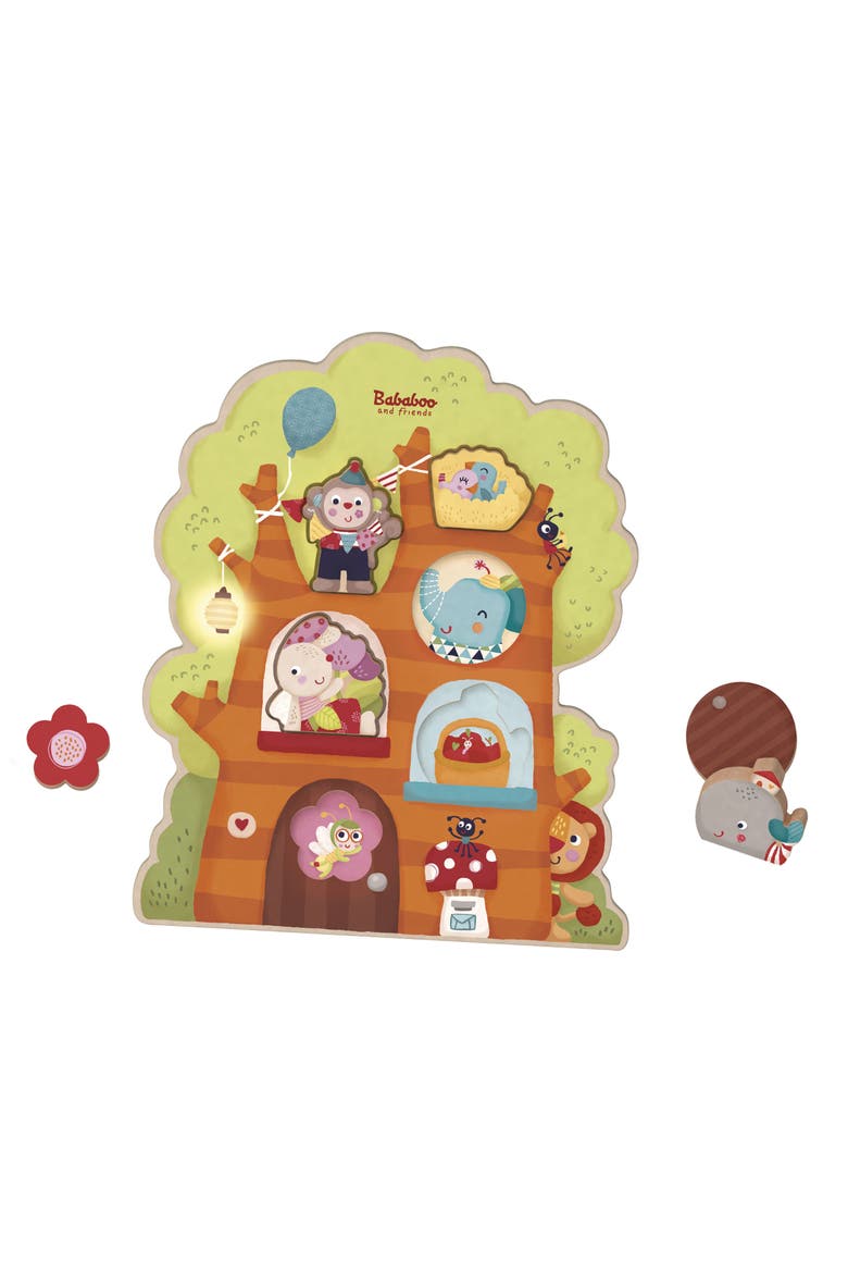 Tree House Discovery Puzzle, Main, color, Green