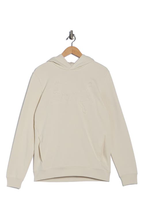 Puma Embossed Hoodie In Neutral