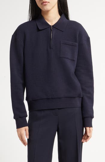 ◆SATUR◆ W Signature Logo Cashmere Blend Knit Zip-Up Classi SATUR | 세터 | (W) 시그니처 로고 캐시미어 블렌드 니트 집업