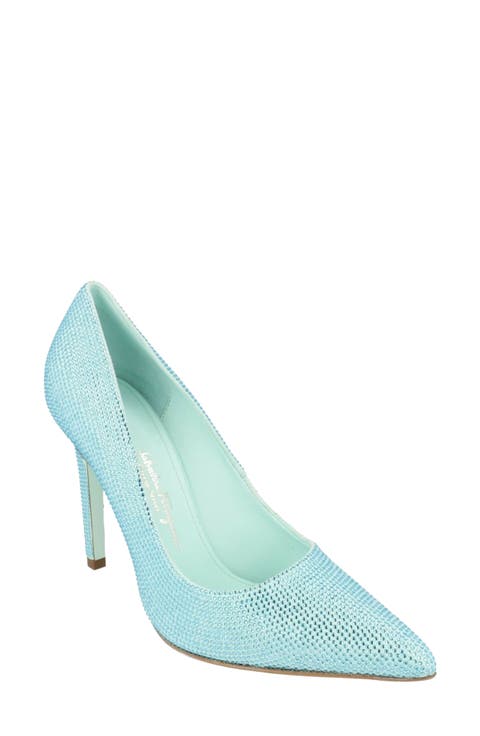 Ilary Crystal Embellished Pointed Toe Pump