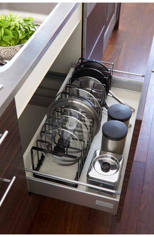 Yamazaki Cupboard Storage Rack In Black