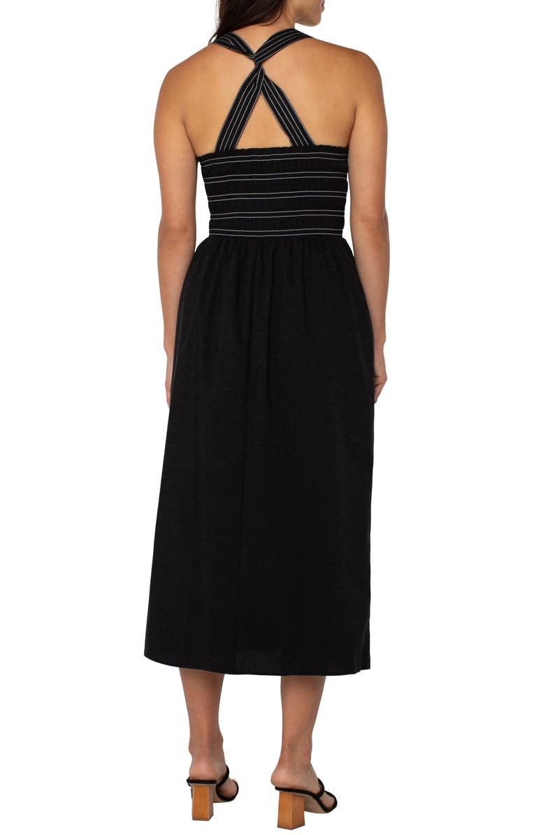 Liverpool Los Angeles Sleeveless A-Line Midi Dress, Alternate, color, 