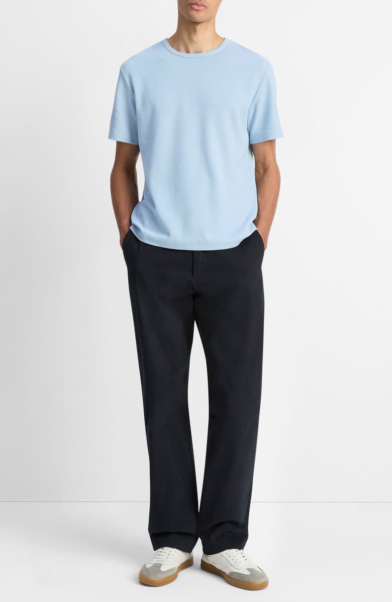 Vince Pima Cotton Piqué T-Shirt, Alternate, color, California Rain