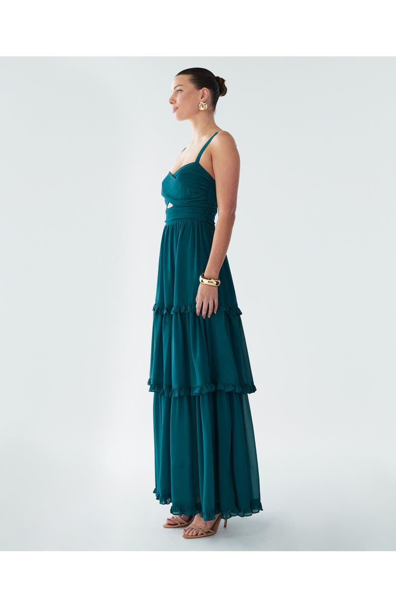 BWLDR Willow Maxi Dress, Alternate, color, Teal