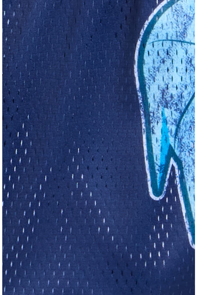 Kids' Cold Heart Mesh Shorts, Alternate, color, BLUE