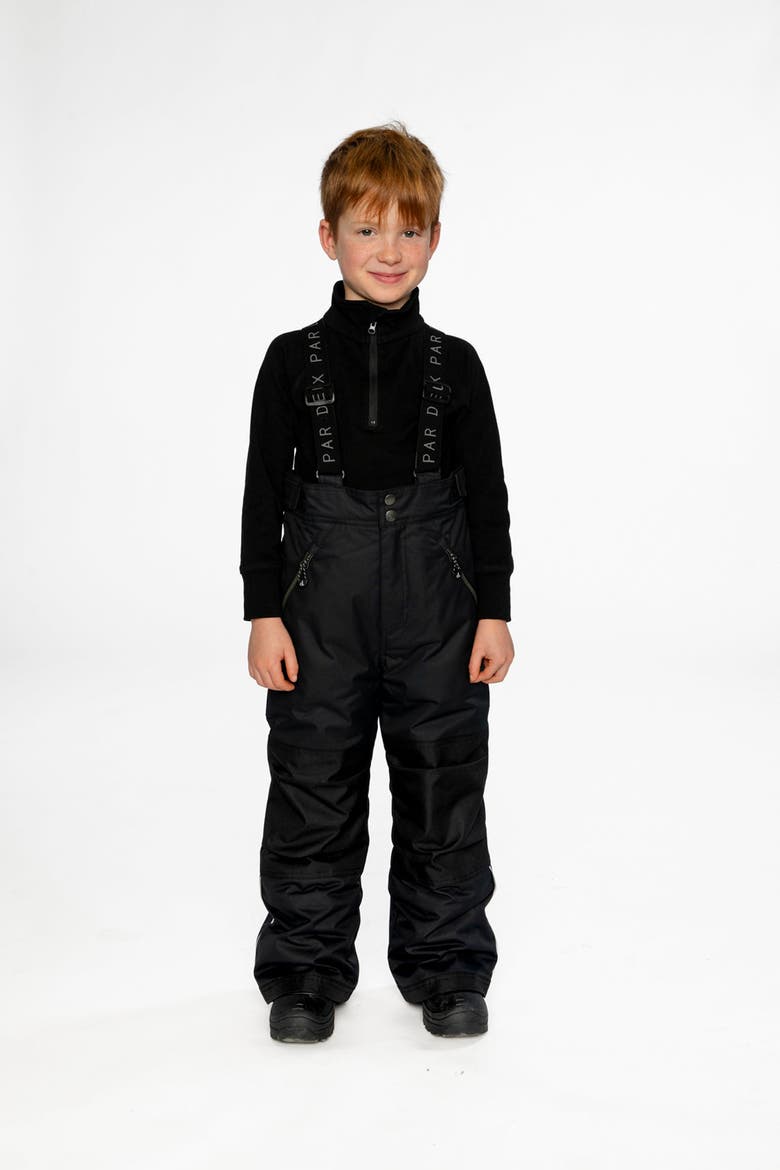 Play Waterproof Adjustable Suspenders Snow Pants, Alternate, color, Noir