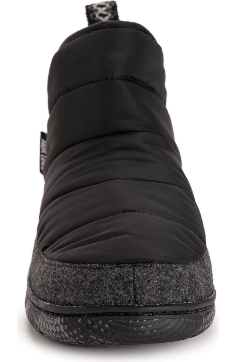 MUK LUKS Weston Slipper Boot, Alternate, color, Black
