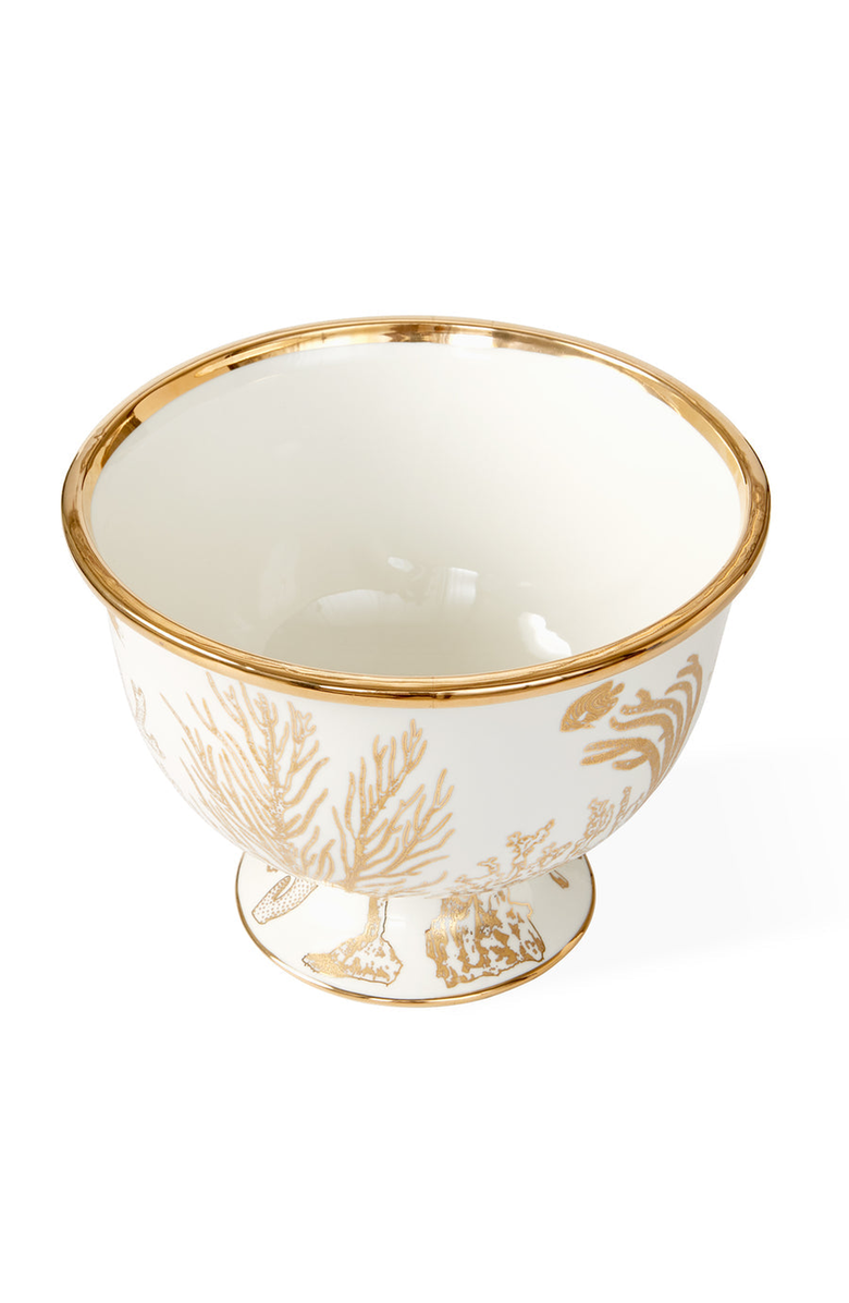 Jonathan Adler Botanist Coral Centerpiece Bowl, Alternate, color,