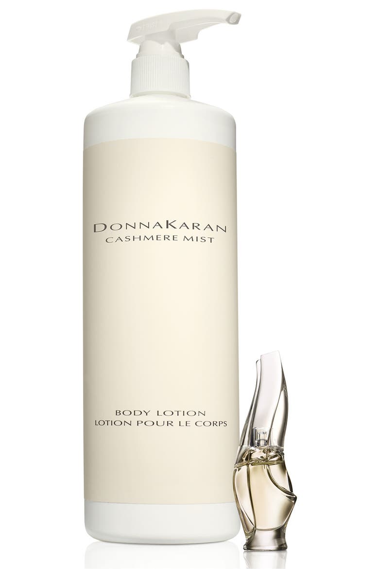 Donna Karan Cashmere Mist Jumbo Body Lotion & Travel Size Eau de Parfum, Main, color, NO COLOR