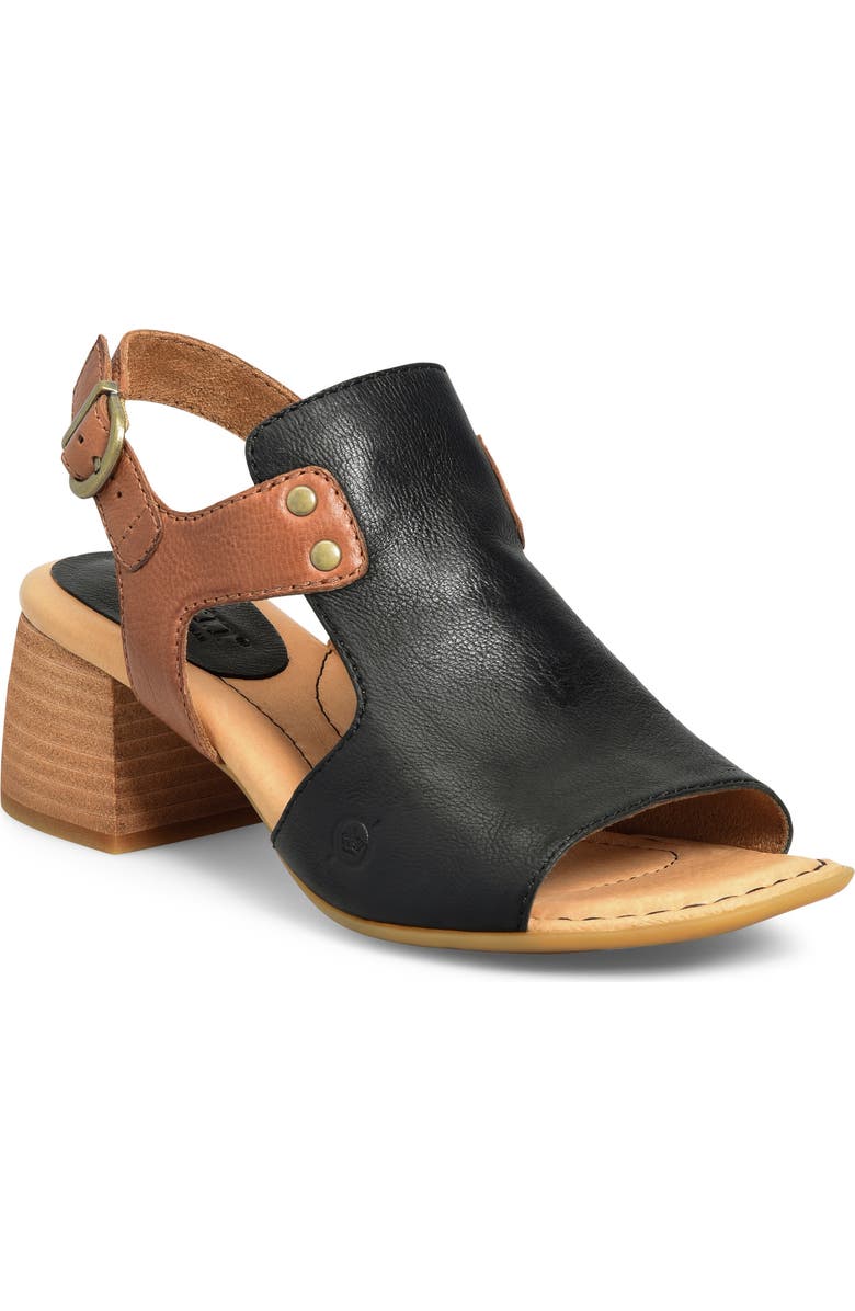 Børn Sylvie Slingback Sandal, Main, color, Black Combo