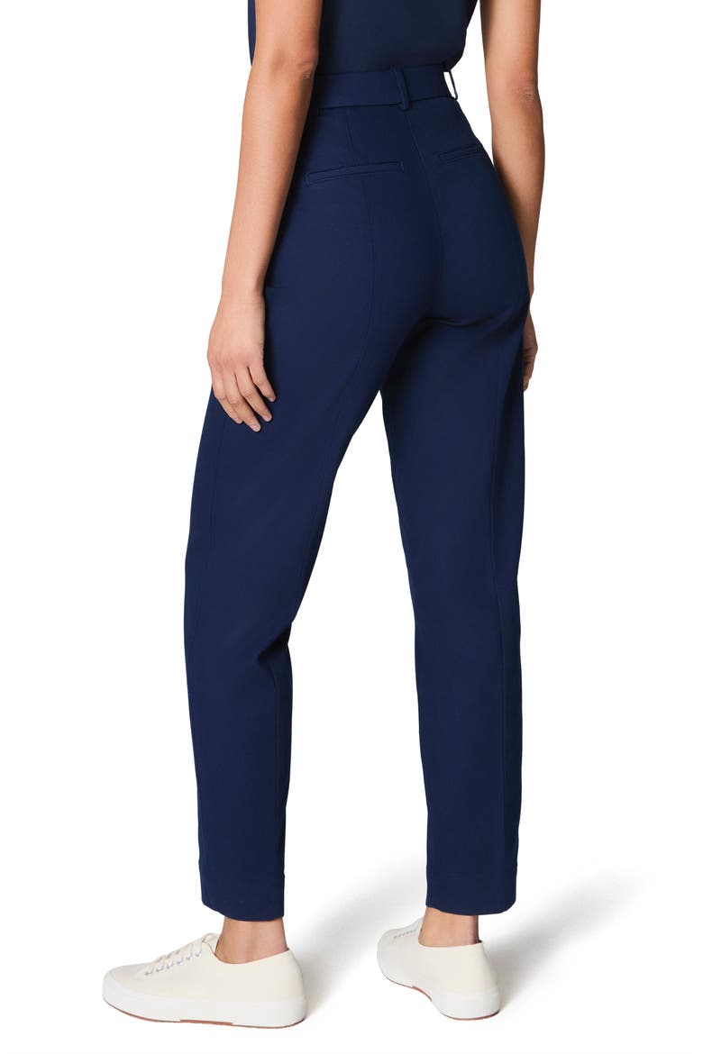 SPANXsupersmooth™ Stretch Twill Straight Leg Pant, Alternate, color, TIMELESS NAVY