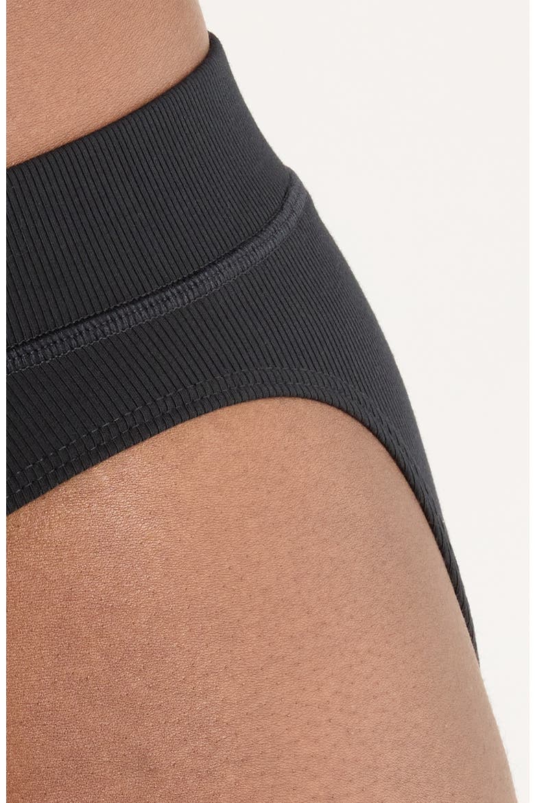 Rib Bikini Briefs, Alternate, color, BLACK