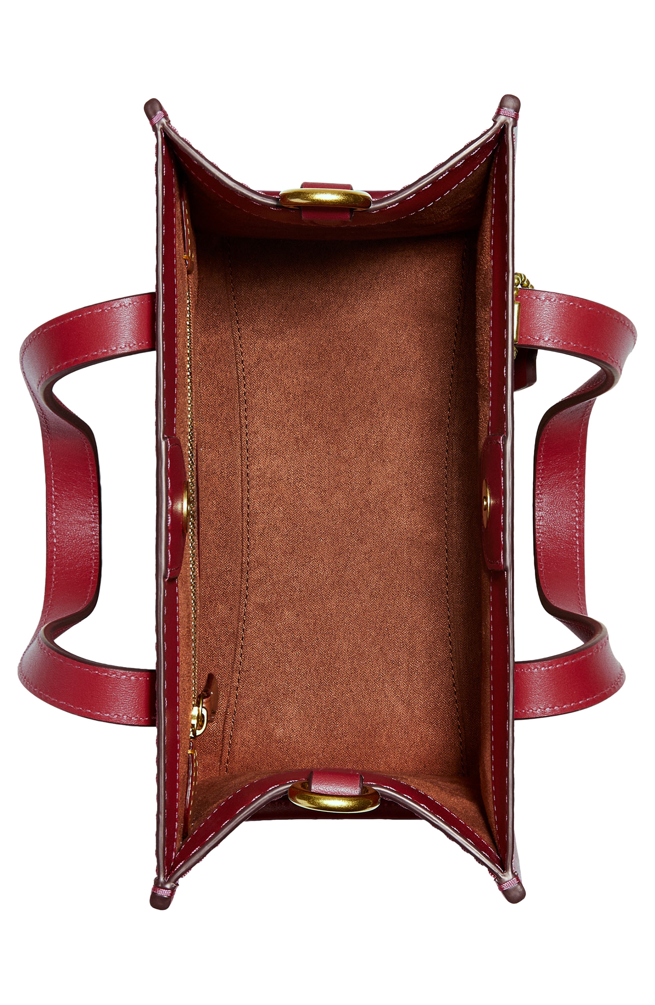 COACH Signature Coated Canvas & Hearts Field Tote, Alternate, color, 