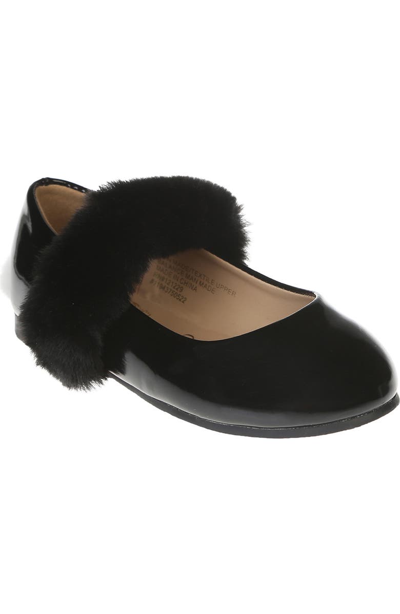 Vince Camuto Faux Fur Strap Mary Jane, Main, color,