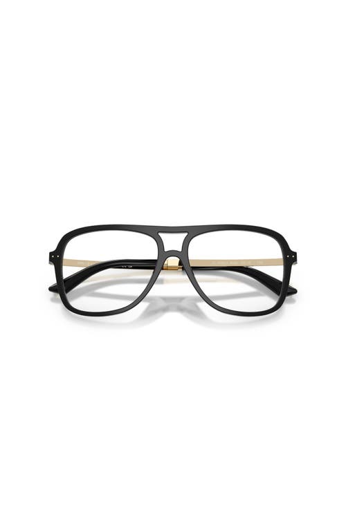 Jimmy Choo 53mm Pilot Optical Glasses In Black