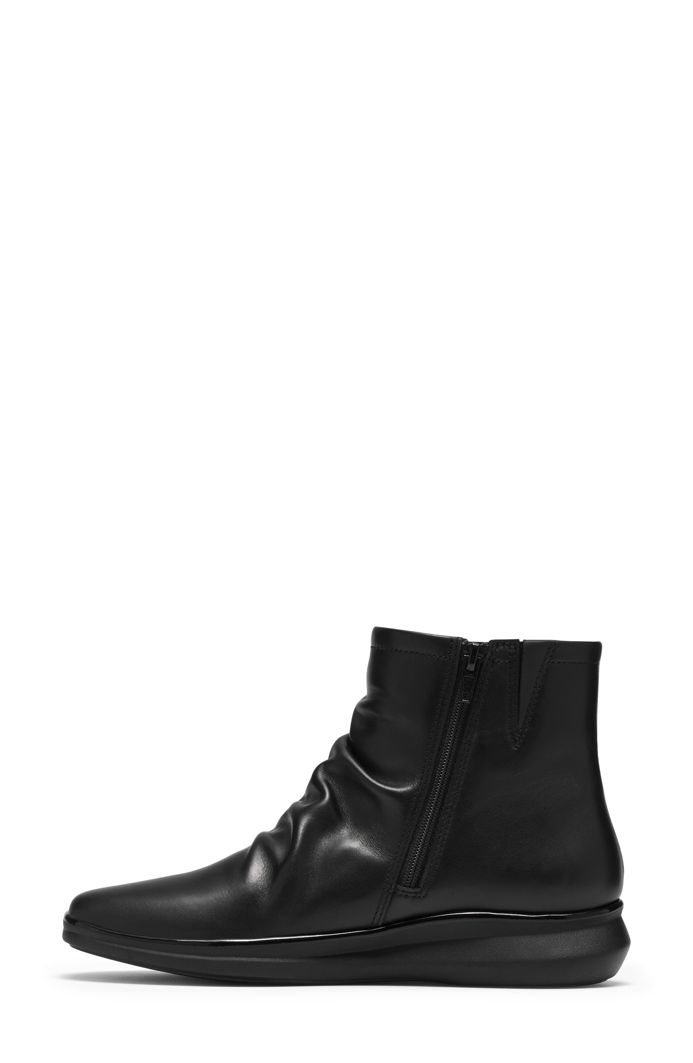 Lynell Park Waterproof Leather Bootie, Alternate, color, BLACK WATERPROOF