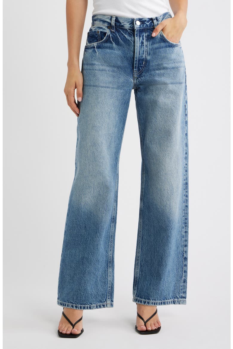 Del Mar Boyfriend Jeans, Main, color, AGED INDIGO