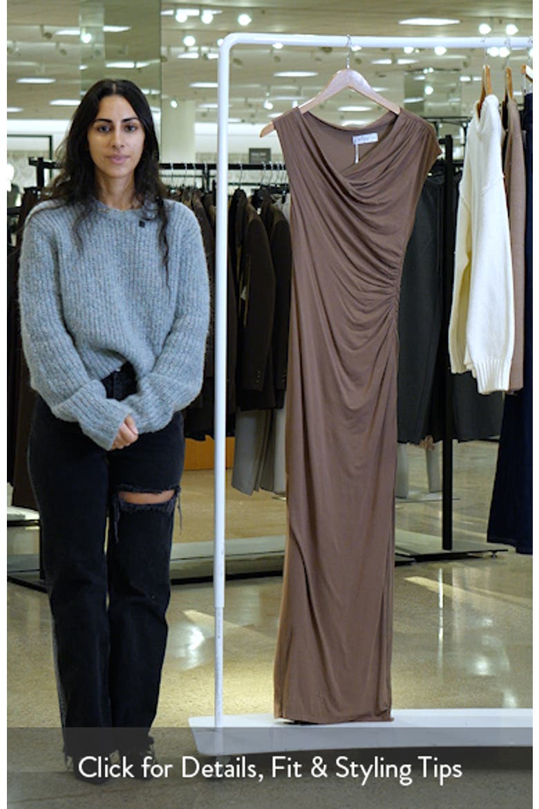 Wynn One-Shoulder Maxi Dress video