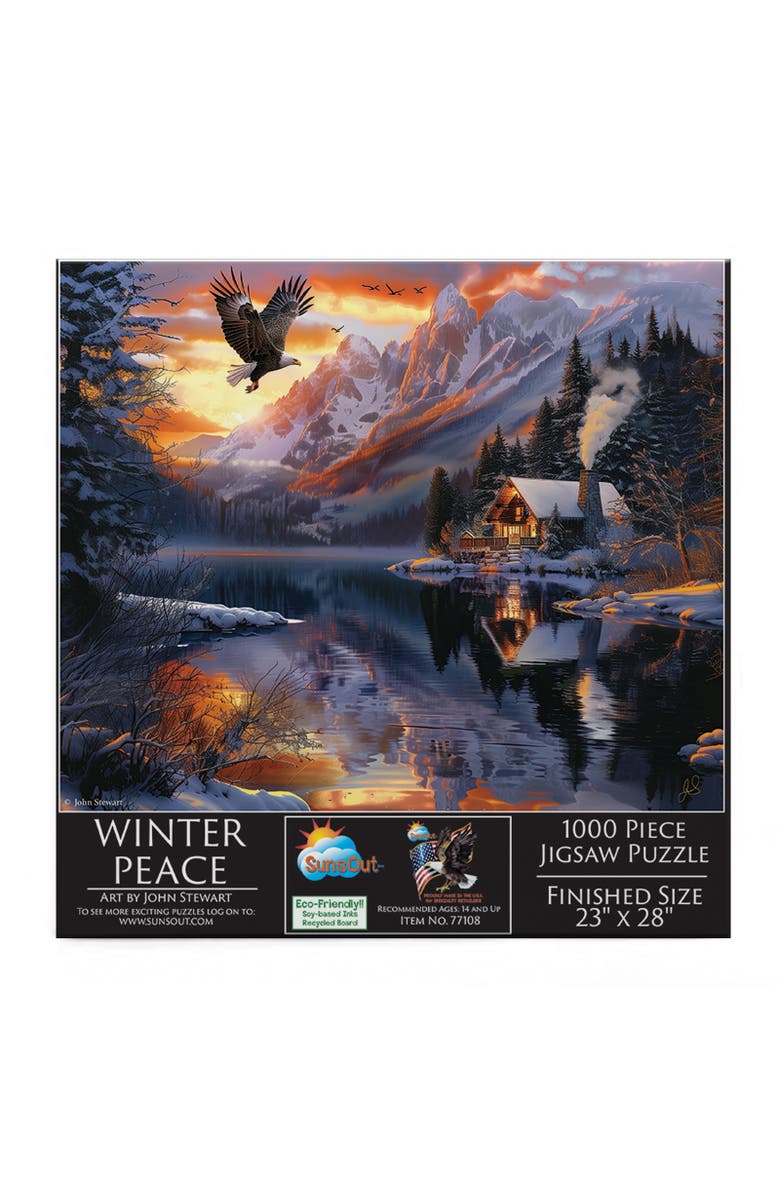 Sunsout Winter Peace 1000 piece Jigsaw Puzzle for Adults, Alternate, color, Multicolor
