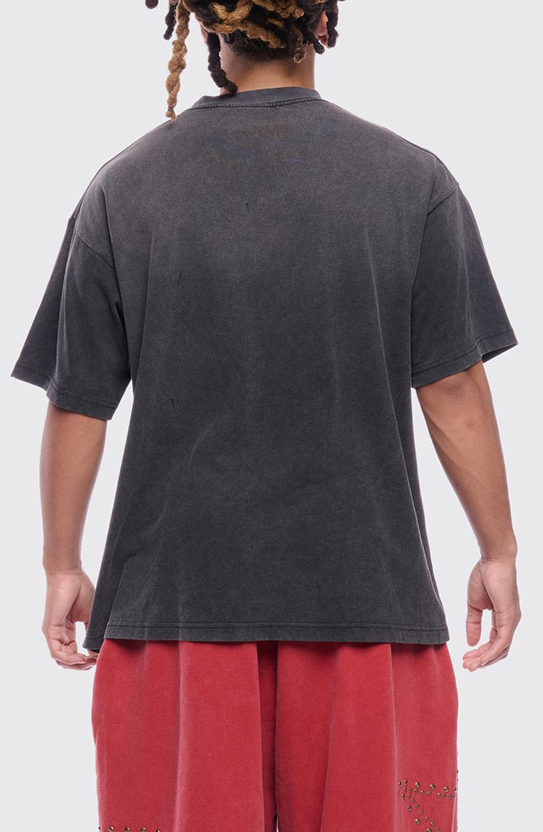 Rolling Loud Skull Society Graphic T-Shirt, Alternate, color, Washed Black