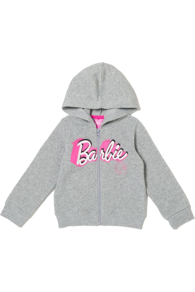 Zip-Up Hoodie and Leggings Set, Alternate, color, Heather Grey Pink