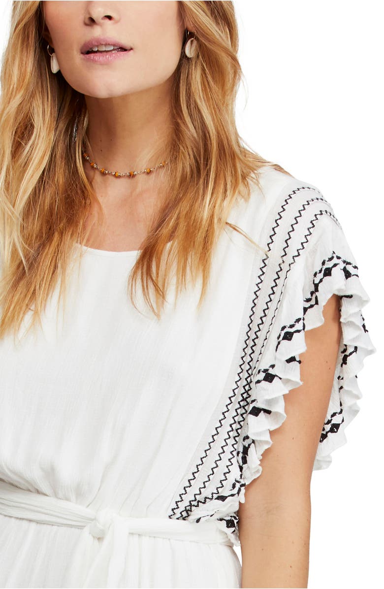 Free People Weekend Brunch Minidress, Alternate, color,