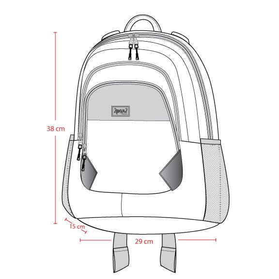 Deux par Deux Little Kids Backpack Cat, Alternate, color, Green