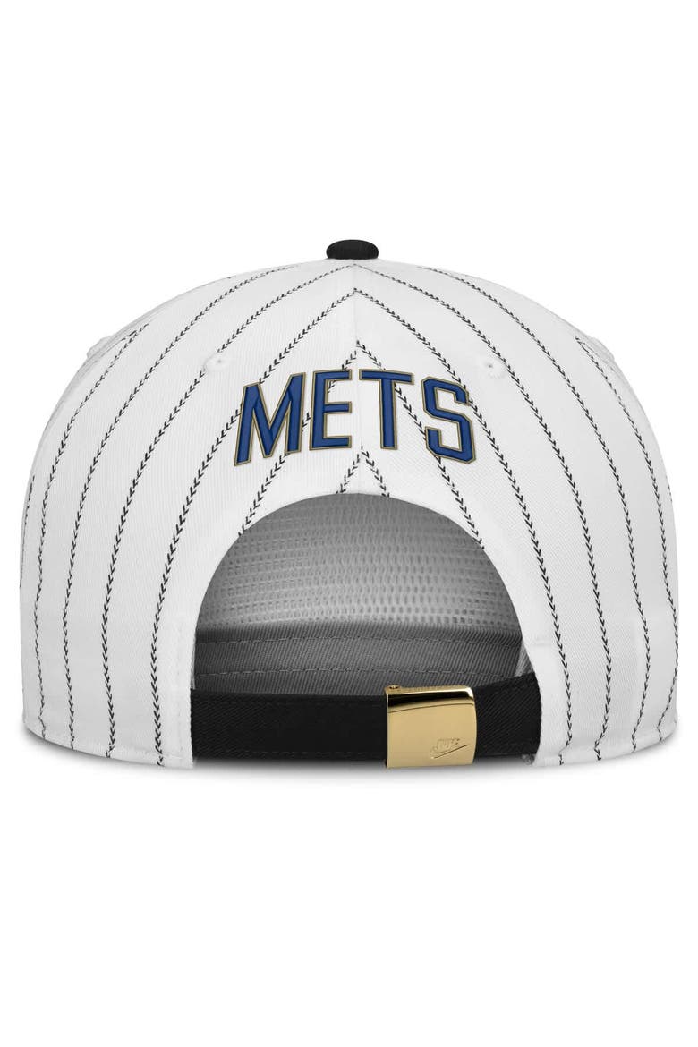 Men's Nike White/Black New York Mets Cooperstown Collection Pro Adjustable Hat, Alternate, color, White