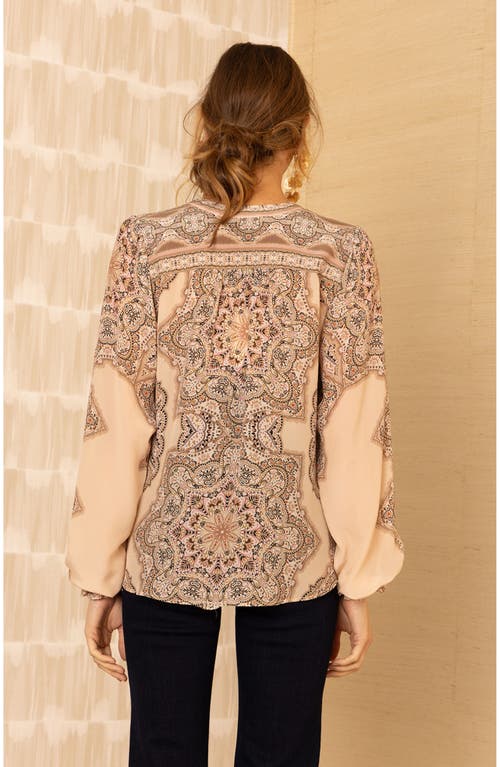 Hale Bob Layne Silk Top In Multi