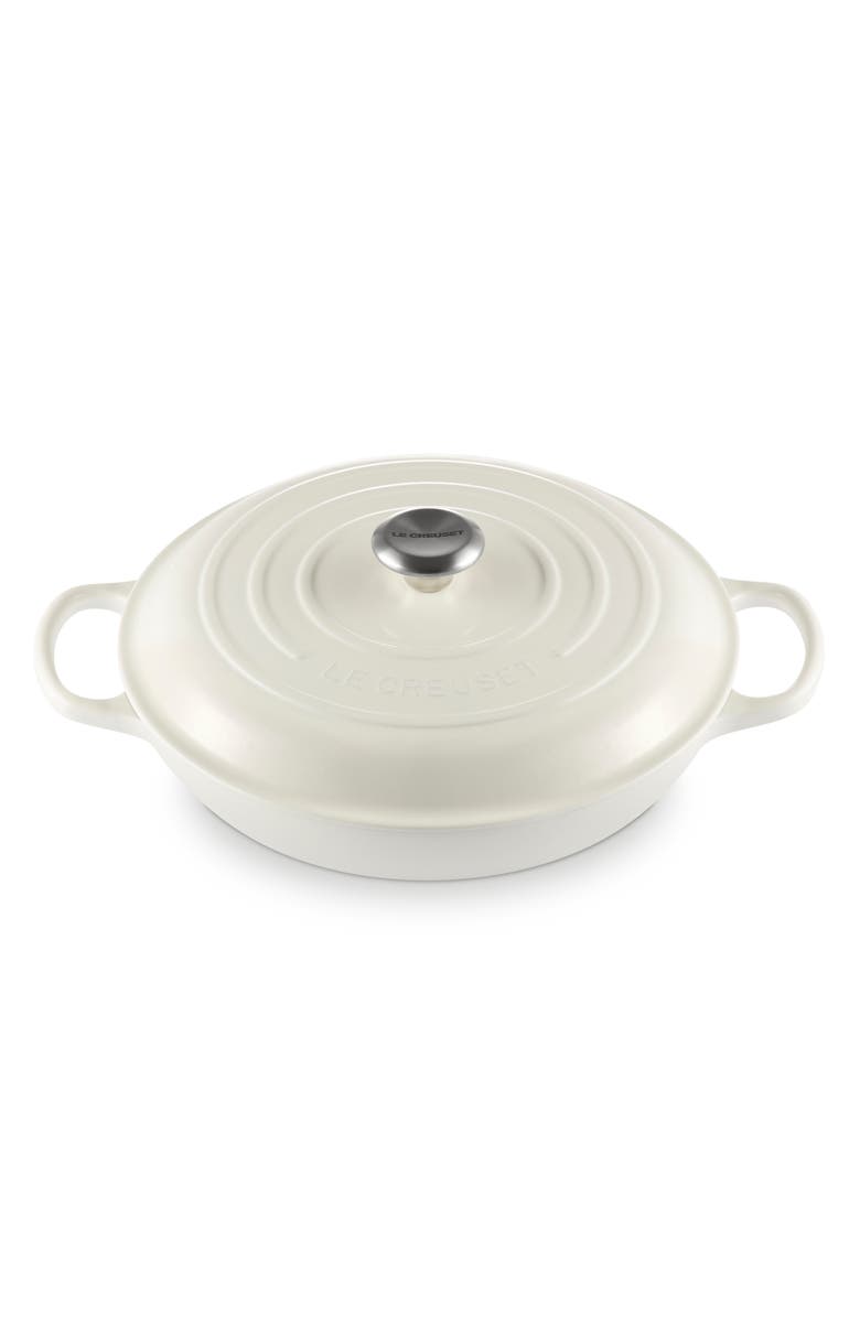 Le Creuset Signature 9-Piece Enameled Cast Iron Set, Alternate, color, White