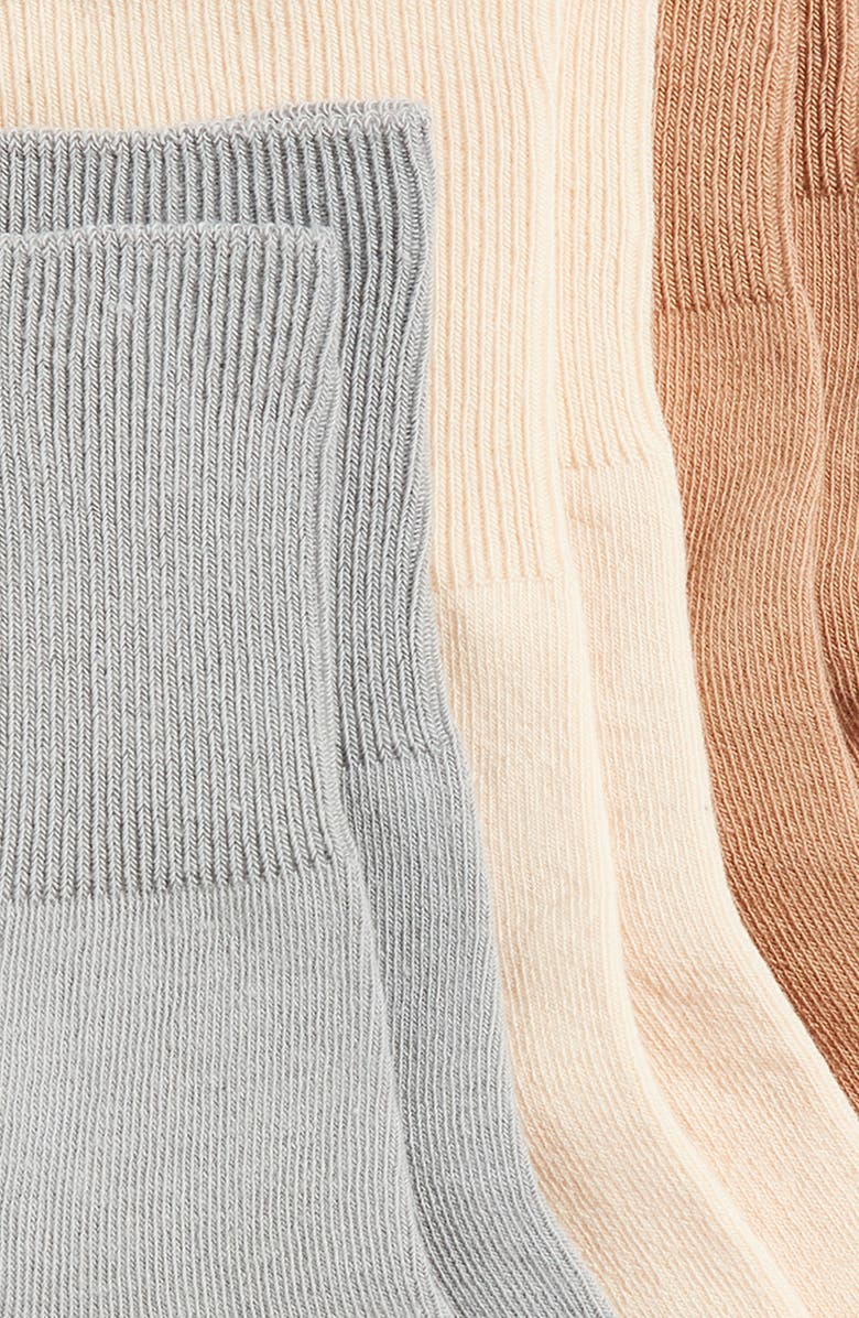 Hue 3-Pack Bobby Socks, Alternate, color, Neutrals Pack