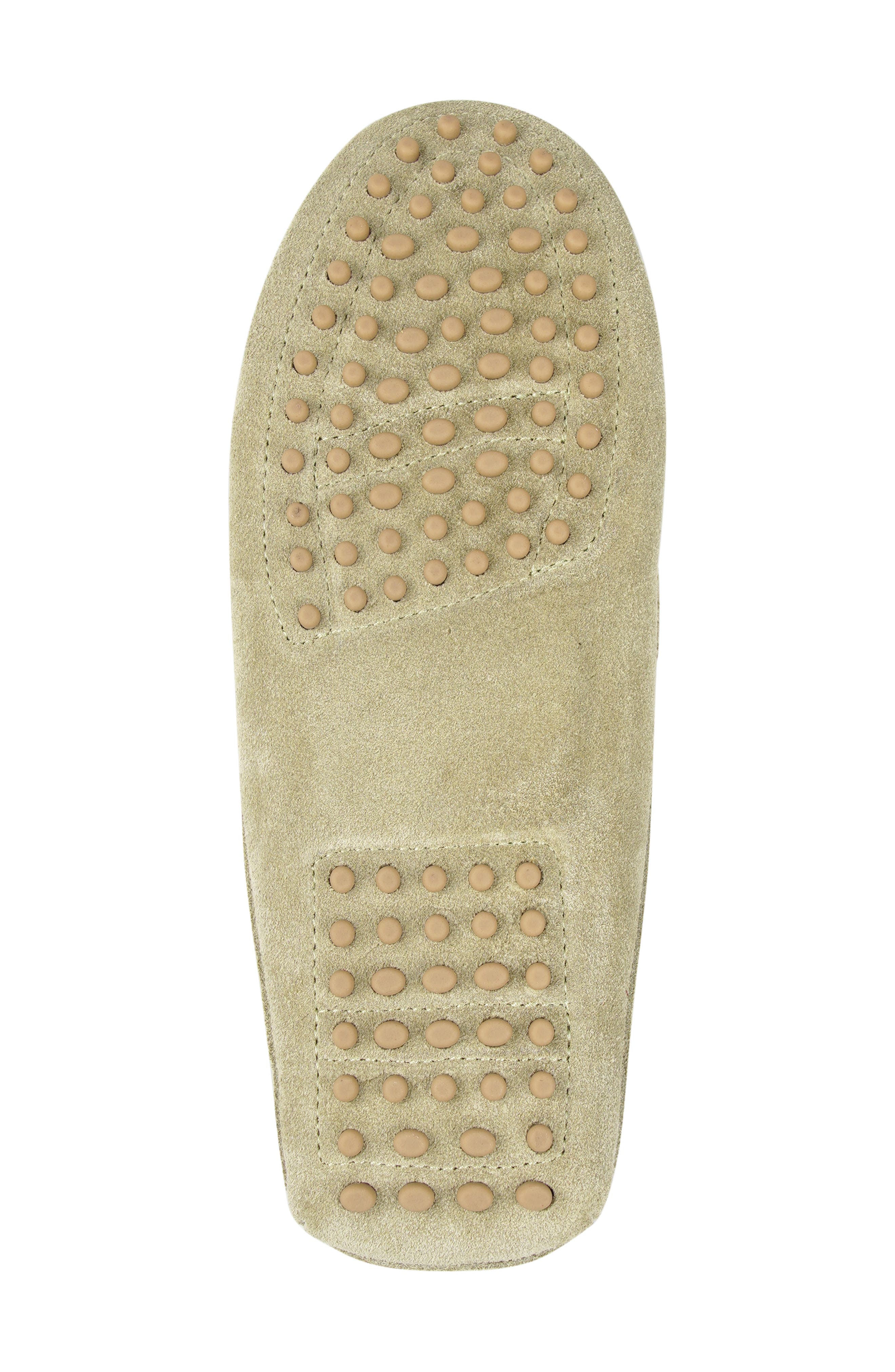 Hawlie Flat Leather Mule, Alternate, color, LIGHT GREEN