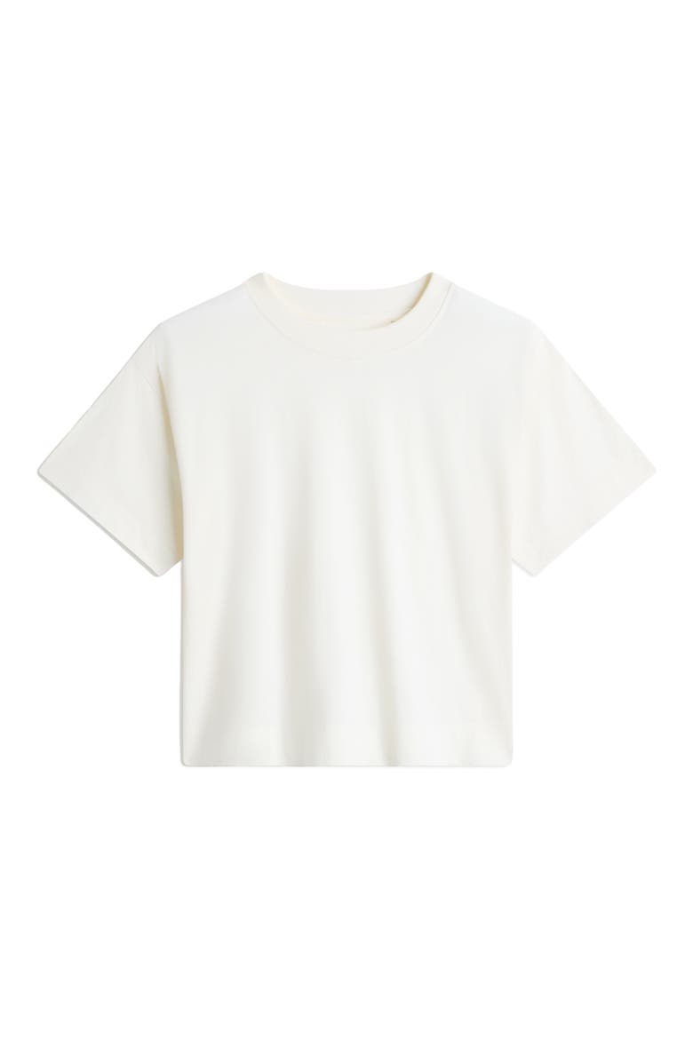Heavyweight Cotton Crop T-Shirt, Alternate, color, BONE