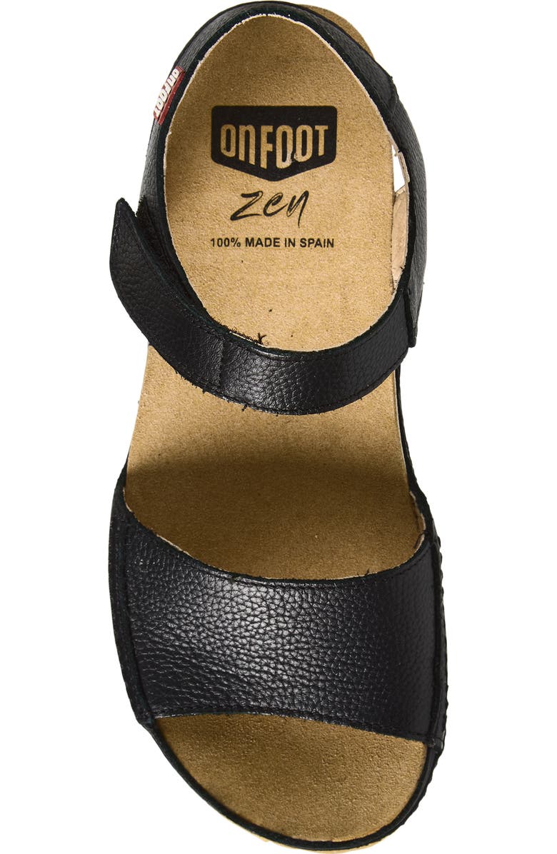 On Foot Cynara Platform Sandal, Alternate, color, Black