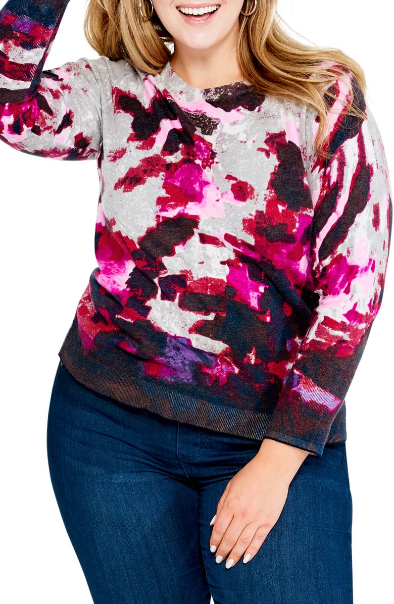 NIC+ZOE NIC + ZOE Joyous Crewneck Sweater, Alternate, color,