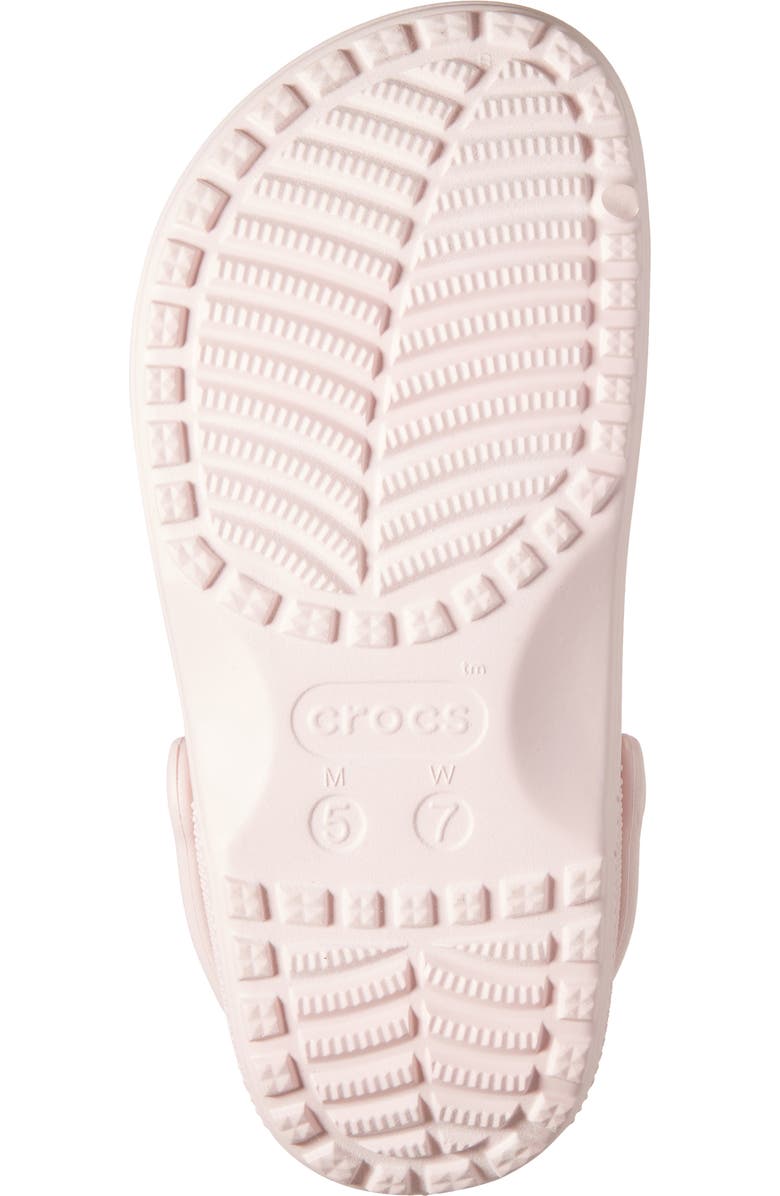 CROCS Gender Inclusive Classic Crafted Floral Clog, Alternate, color, Cotton Candy