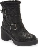 DKNY Daray Buckle Block Heel Bootie