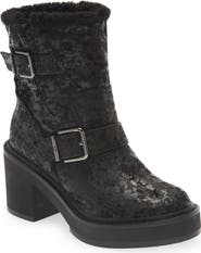 DKNY Daray Buckle Block Heel Bootie